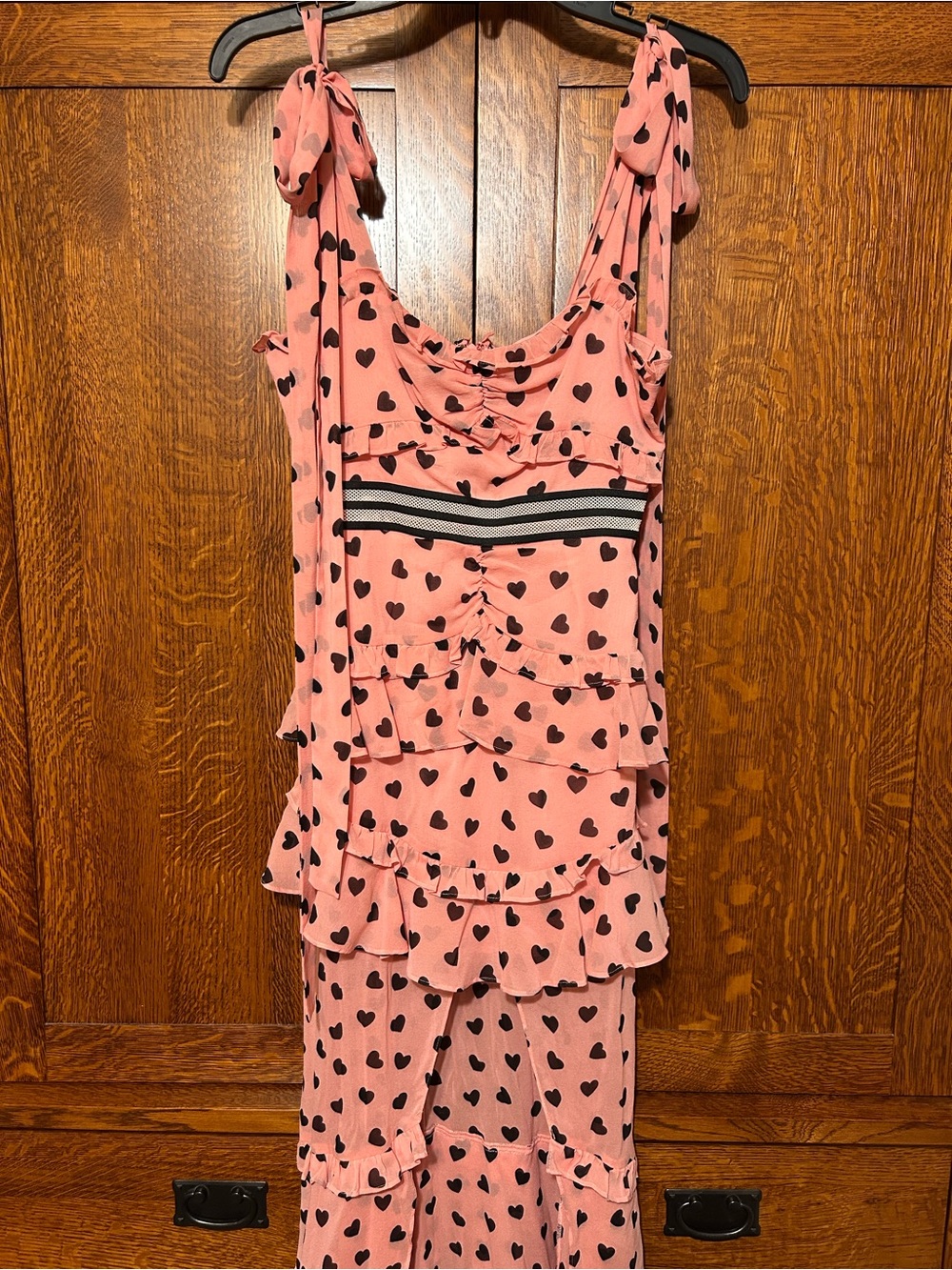 High low heart dress XS
